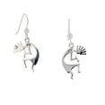 thumbnail image 4 of Jewelry Trends Kokopelli Sterling Silver Dangle Earrings South Western humpback fertility deity, 4 of 7