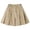 1#Khaki68, variant on Little Girls Relaxed Skirt Elasticated Waist Box Pleat School Uniform Casual Daily Wear Skirts