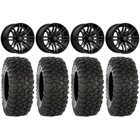 MSA Black Rogue 14 UTV Wheels 30 XC450 Tires Kawasaki Mule Pro FXT MSA Black Rogue 14 UTV Wheels 30 XC450 Tires Kawasaki Mule Pro FXT