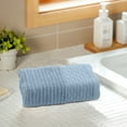 thumbnail image 4 of 29.5x12.9in Cotton Bath Towel - Oversized Soft Absorbent Towel for Shower Spa(Green), 4 of 6