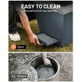 thumbnail image 5 of LEGACY HEATING Cyberpit One 25 inch Slatted, Stainless Steel Smokeless Fire Pit, Wood Burning Fireplaces w/ Pull-Out Ash Pan,Carry Handle Bonfire, 5 of 8