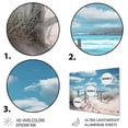 thumbnail image 3 of Designart "Dreams Path Beach Seascape I" Nautical & Beach Metal Art Print, 3 of 5
