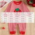 thumbnail image 3 of KPOPLK Baby Infant Girls Pajamas Cotton FalL Winter Graphic Print Long Sleeve Bodysuit Sleepers for Newborn 0-3 3-6 6-9 12-18 Months Girls Clothes Pjs Size 6-9 Months,Red, 3 of 7
