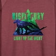 thumbnail image 3 of How to Train Your Dragon - Night Fury Light Up The Night - Women's Lightweight French Terry Long Sleeve Shirt, 3 of 5