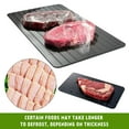 thumbnail image 3 of Defrosting Tray, Rapid Thawing Plate for Frozen Meat, Quick and Safe Thaw Defrost Tray for Kitchen, 3 of 8