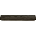 thumbnail image 4 of Ekena Millwork 8"W x 6"H x 16'L 3-Sided (U-beam) Riverwood Endurathane Faux Wood Ceiling Beam, Premium Walnut, 4 of 12