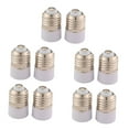 thumbnail image 2 of Adaptador de casquillo 10x E27 , casquillo de bombilla de tornillo, accesorios de iluminación universales y duraderos, adaptador de lámpara de, 2 of 9