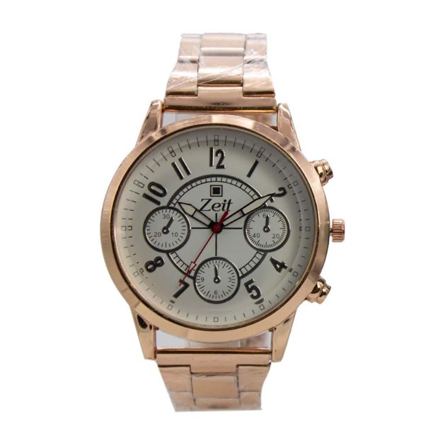 Reloj Análogo Zeit Caballero Casual Correa De Metal Simuladores rosa 40mm Zeit CB00021906