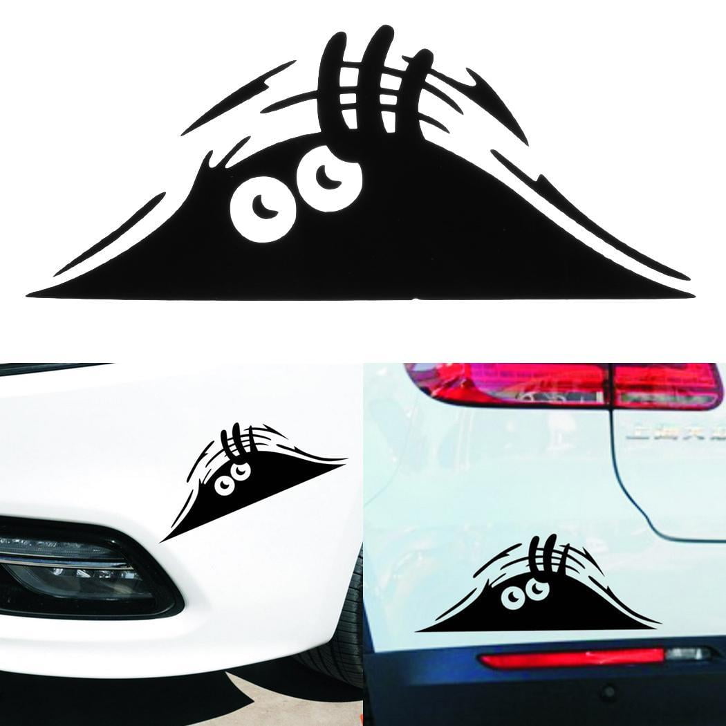but only with the eyes Car stickers in your desired colour Peeking Yah DUB