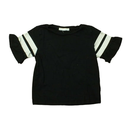 

Pre-owned Rockets Of Awesome Girls black | Silver | Stripes T-Shirt size: 3T