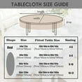 thumbnail image 6 of Oval Grey Tablecloth 60x102in for Oval Table Waterproof Table Cloths for Dining Room Indoor Outdoor Table Cloth, 6 of 6