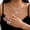 Silver+Multicolor, variant on PISONIC Women Gold-Tone Iridescent Crystal Jewelry Set, Teardrop Necklace Drop Earrings Bracelet 3 Pcs Set, Crystal Bridal Wedding Party Prom Statement Jewelry Gift