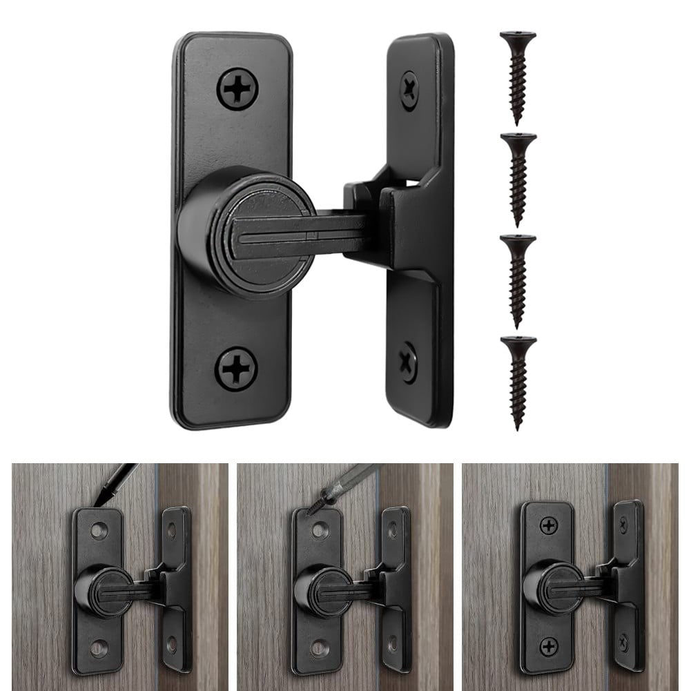 Ruibeauty Barn Door Lock Heavy Duty Sliding Barn Door Latch Lock 90