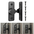 Barn Door Lock Heavy Duty Sliding Barn Door Latch Lock 90 Degree Gate