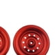 thumbnail image 5 of Llantas de plástico duro con ruedas y llantas de metal resistente en negro/rojo para coche RC WPL D12 a escala 1/10. Llanta roja, 5 of 7