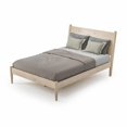 thumbnail image 1 of Camaflexi Mid Century Panel Bed Full Size Light Oak, 1 of 8