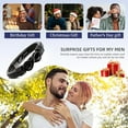 thumbnail image 7 of CWMMLS Mens Infinity Knot Bracelet, Valentines Day Gift for Him to My Man Leather Bracelet I Love You Mens Bracelet Mens Birthday Gift Boyfriend Husband Couple, 7 of 7