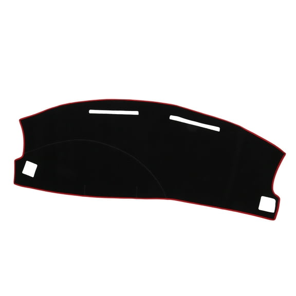 Unique Bargains 1Pcs Dashboard Cover Mat Dash Board Protector Cover for Dodge Charger 2005-2007 Nonslip Polyester Red