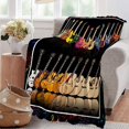 thumbnail image 4 of Couverture de Guitare Super Douce et Confortable Instruments de Musique Couverture pour Enfants Filles, 4 of 7