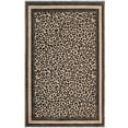 thumbnail image 3 of Alfa Rich 5x8 Cheetah Leopard Animal Pattern Beige Black Washable Woven Cotton Area Rugs, 3 of 4