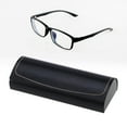 thumbnail image 1 of BESTYASH Estuche Rígido Para Gafas Cuero PU Negro Clásico Vintage Resistente Y Seguro Para Lentes, 1 of 8