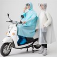 thumbnail image 3 of Leadingstar Imperméable pour Femmes, Coupe-Vent, Capuche, Imperméable Non Jetable pour Randonnée en Plein Air, 3 of 8