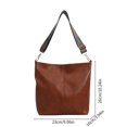 thumbnail image 3 of Xfvqtps Tote Bag for Womens Printed Shoulder Strap Adjustable Large Capacity Fashion Versatile Leisure Casual Leather Handbag Shoulder Bag Brown, 3 of 8