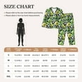 thumbnail image 4 of Honeii Football Doodle print Women's Pajama Sets Long Sleeve Button Down Sleepwear Nightwear Soft Pjs Lounge Sets-Large, 4 of 7