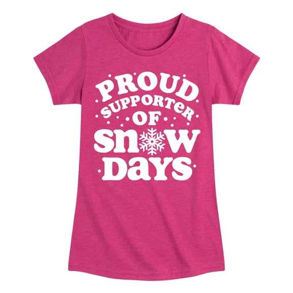 Instant Message - Proud Supporter Snow Days - Toddler and Youth Short Sleeve T-Shirt