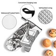 thumbnail image 3 of Daiia Skeleton Book Lover Pattern Oven Mitts and Pot Holders 4 pcs Set,High Heat Resistant 500 Degree Extra Thicken Long Kitchen Cotton Oven Glove, 3 of 6