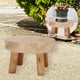 thumbnail image 4 of 1 mini soporte para macetas de madera maciza, taburete de madera maciza, soporte redondo para macetas. El 17x6x9cm, 4 of 9