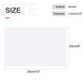 thumbnail image 2 of ABS Plastic Sheet 10 Inch x 8 Inch x 0.02 Inch ABS Styrene Sheets for Building Model Crafts Panel White 6 Pcs, 2 of 6