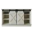 thumbnail image 2 of Castle Place Vintage 54" TV Stand Console for TVs up to 65", Light Gray, 2 of 8