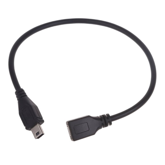 JZROCKER Mini USB Cable to Micro USB Converter Cable Cord Data Transfer Cable 25cm