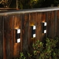 thumbnail image 4 of 2Pcs Solar Light Super Bright IP65 Waterproof Solar Wall Light Auto ON/OFF Solar Fence Light for Garden Patio, 4 of 11
