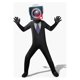 thumbnail image 1 of Skibidi baño disfraz de Cosplay juego altavoz hombre Tv hombre videocámara disfraces mono mono máscara Halloween para mujeres y hombres, 1 of 5