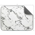 Mainstays Microfiber Dish Drying Mat Marble