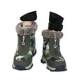 thumbnail image 6 of REDARER Kids Snow Boots Boys Girls Easy Zip Winter Shoes Warm Lined Non Thick Cold Weather Outdoor Boots,12.5, 6 of 8