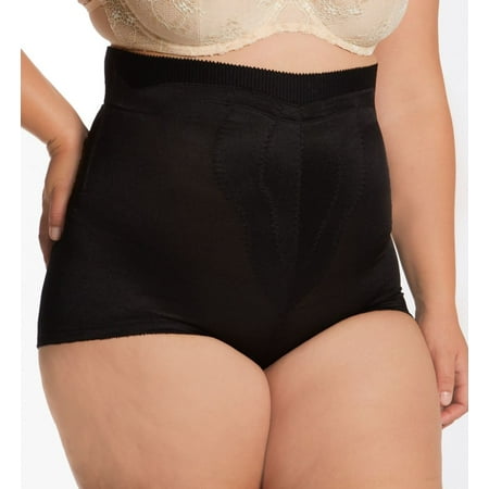 

Women s Rago 6296X Plus Diet Minded High Waist Contour Shaping Brief (Black 7X)