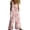 Pink, variant on Fashion Essentials Summer Clothing for Women Printed Sleeveless Wide Leg Jumpsuit Spring Casual Loose Overalls with Pockets Casual Pants for Women