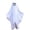 AB437 Black, variant on Bainana Halloween Onesie Romper Ghost Outfits For Kids Soft Long Sleeve Hooded Robe Boys And Girls Theme Party Clothes
