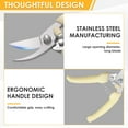 thumbnail image 5 of 2Pcs Sheep Hoof Trimmer Stainless Steel Sheep Hoof Cutter Grooved Sheep Hoof Clipper with Spring Large Opening Sheep Hoof Shears Efficient Sheep Hoof Trimmer Suitable for Goats, 5 of 8