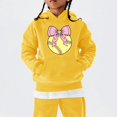 thumbnail image 5 of EnJoCho Girls Oversized Hoodie Softball Bow Graphic Pullover Hooded Sweatshirt Long Sleeve Front Pocket Casual Fall Winter School Sporty for Kids Teens, 5 of 5