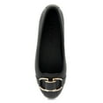 thumbnail image 4 of Aerosoles Bentley Women's Ballet Flats Color: Black Pu Size: 8 WIDE, 4 of 4