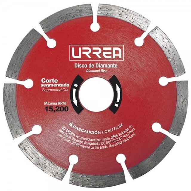 Disco De Diamante Corte Segmentado 4 1/2 Ddis45 Urrea Urrea DDIS45
