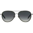 thumbnail image 4 of Salvatore Ferragamo Female Adult Crystal Brown Oversize Square Full Rim Sunglasses  Italy, 4 of 4