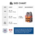 thumbnail image 4 of Quiksilver Men's Life Jacket, US Coast Guard Approved PFD, Flotation Device Level 70 Buoyancy Aid for Fishing Kayaking Boating, Dual Size L/XL 36"- 44", 4 of 7