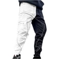 thumbnail image 2 of cllios Pantalon Cargo Homme Coupe Décontractée Multi-Poches Pantalon de Travail Confortable Camping Cargo, 2 of 4