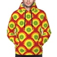 thumbnail image 4 of KLL Music Colors Print Mens Hoodie Long Sleeve Casual Pullover Hooded Sweatshirt Fashion Drawstring Hoodies with Pocket-Large, 4 of 6