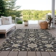 thumbnail image 6 of Addison Rugs Chantille Indoor/Outdoor Transitional Moroccan Black Washable Rectangle Rug, 8' x 10', 6 of 6